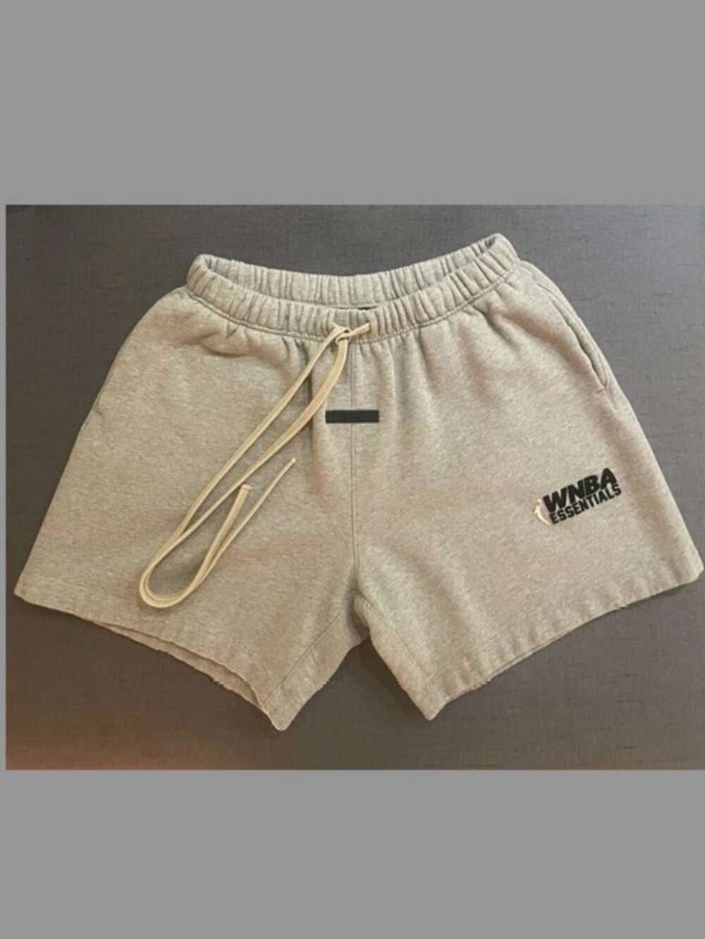 Fear of God Essentials x WNBA Shorts Gray Size S Unisex Fit